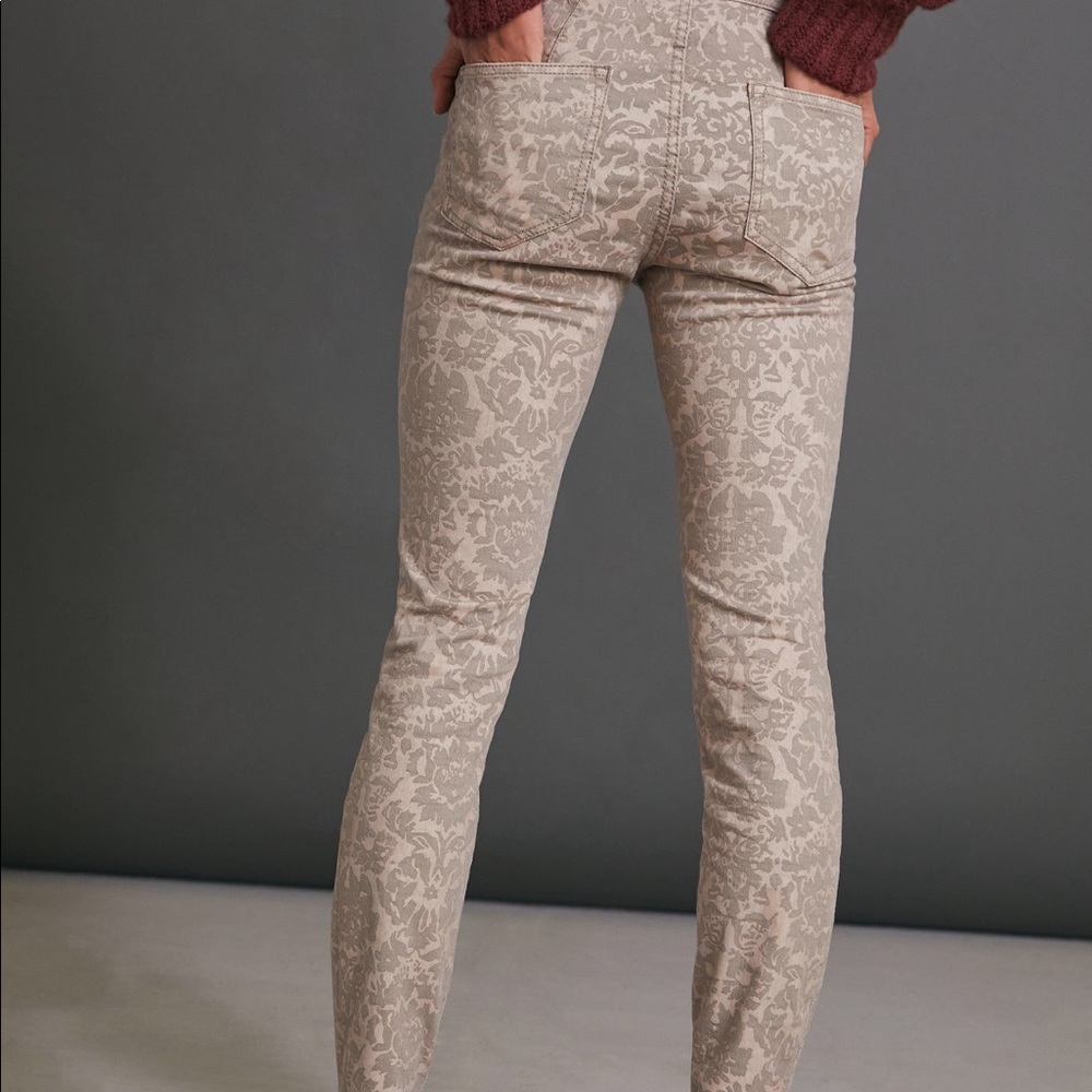 Anthropologie | PILCRO FLOCKED LEGGINGS | Size 32 - Picture 5 of 10